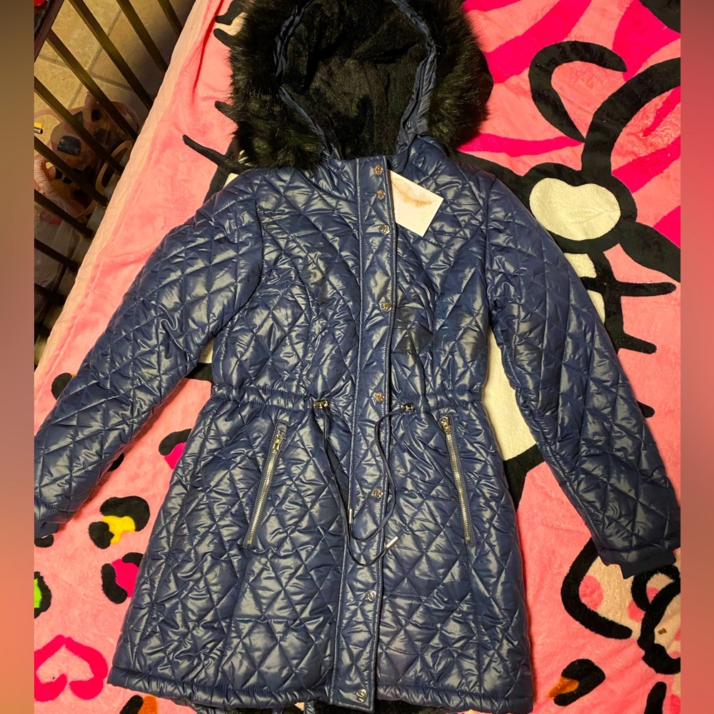 Authentic and no flaws new Jessica Simpson navy blue puffer coat New with tags